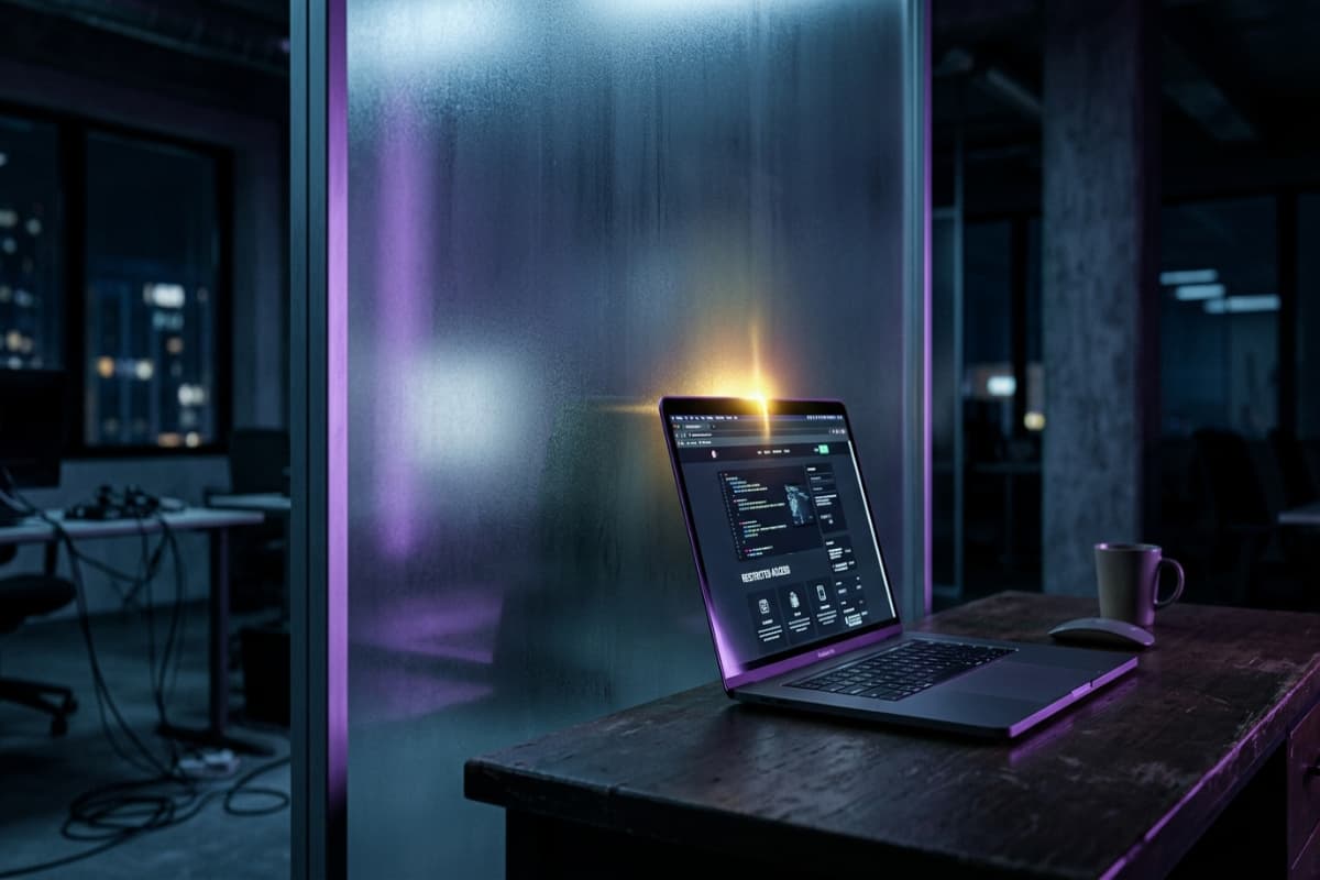 Website hitting a glass wall barrier representing AI builder platform limitations