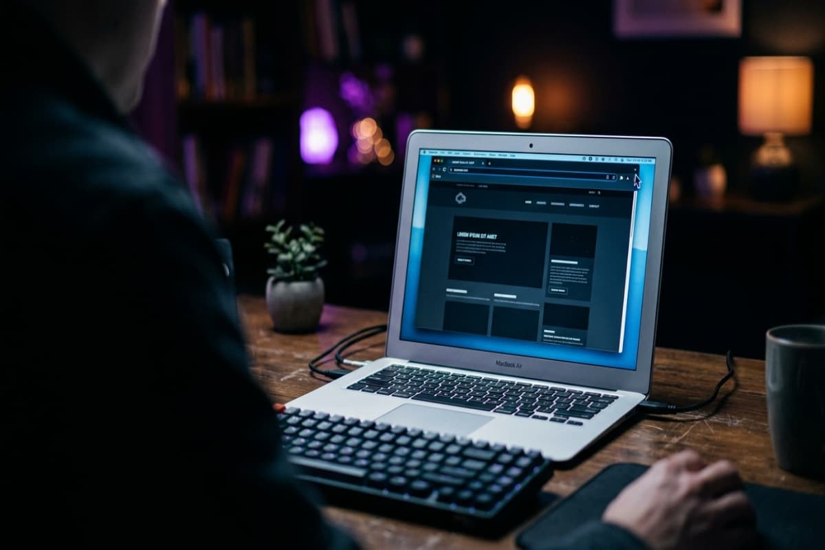 Cursor hovering over the close button of a browser tab showing a generic website