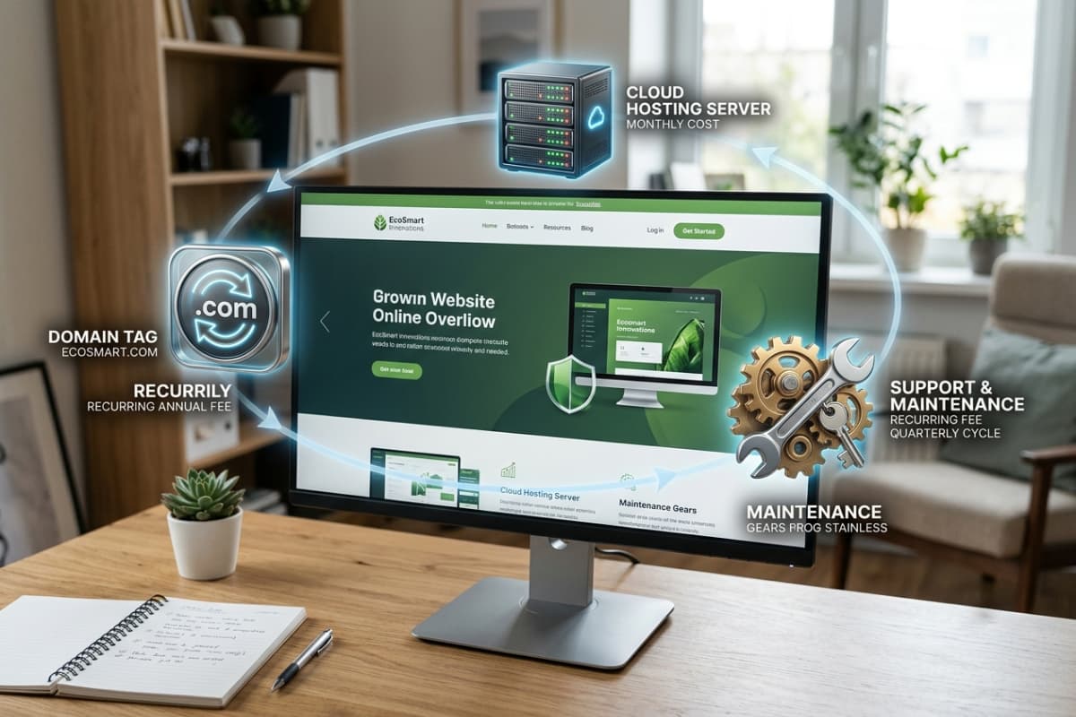 Ongoing website costs - domain, hosting and maintenance