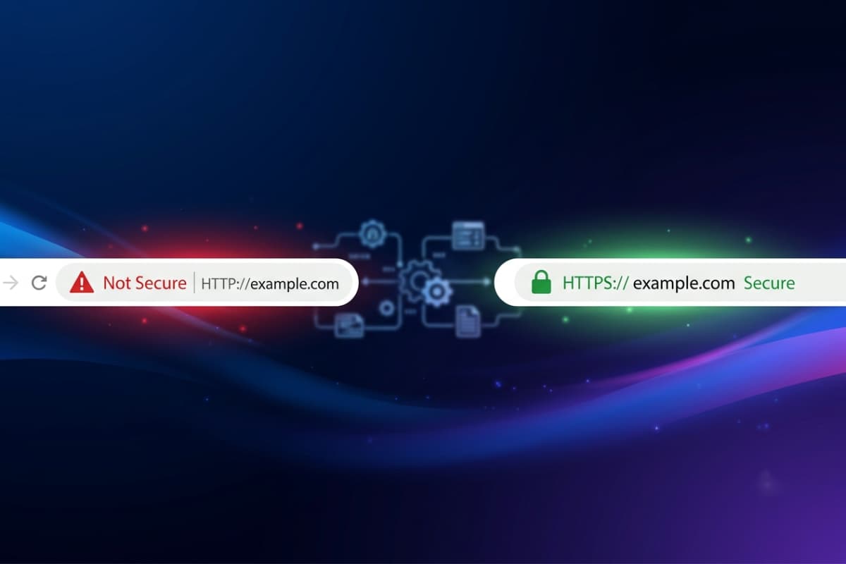 Website security and HTTPS building customer trust