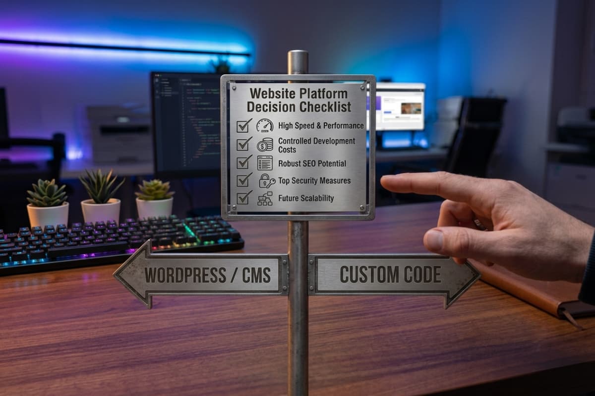 Choosing the right website platform decision checklist