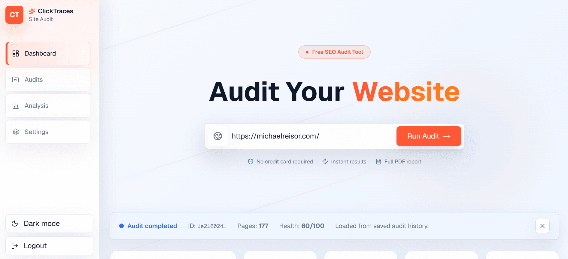 SEO Site Audit Tool