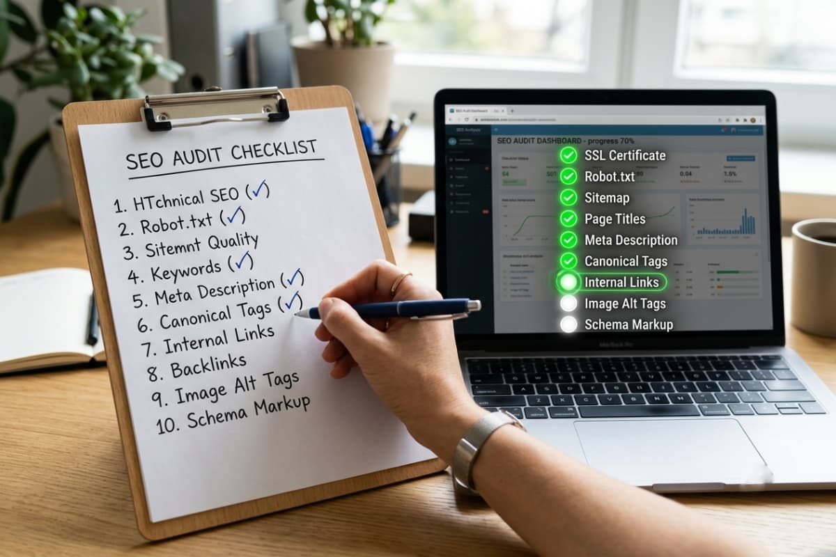 10-minute website SEO diagnostic checklist